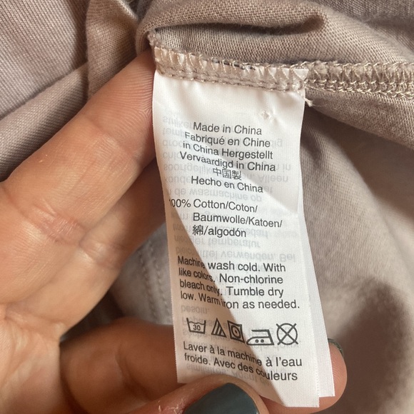 MADEWELL J.CREW Size SMALL Casual V-Neck T-Shirt Dress Lavender Gray Purple - Picture 8 of 13